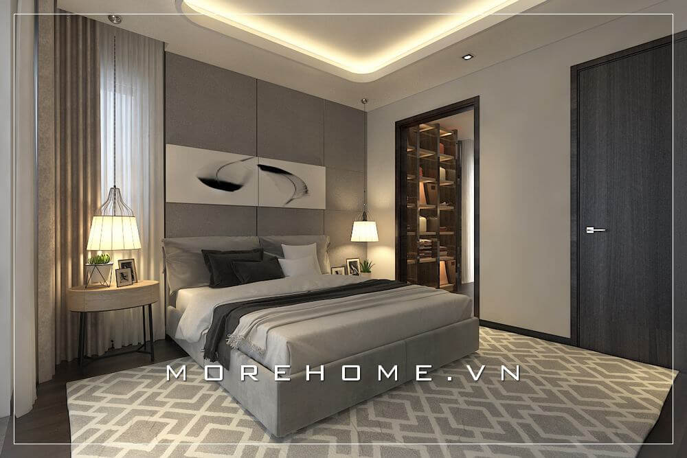 Giường ngủ chung cư hiện đại Giường ngủ chung cư hiện đại
